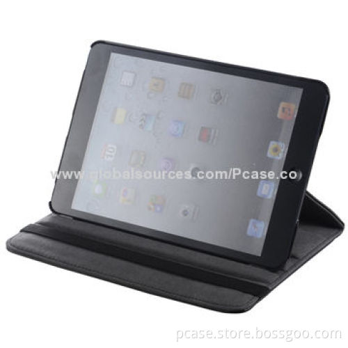 Folio Leather Case Covers for iPad Mini, with Sleep and Wake Up Function